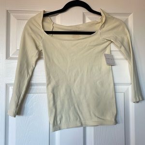 Free People Ivory shirt